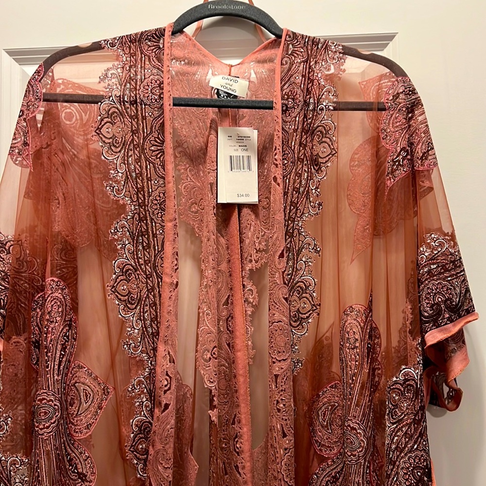 David and Young sheer kimono